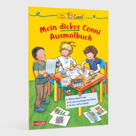 Conni Gelbe Reihe (Beschäftigungsbuch): Mein dickes Conni-Ausmalbuch